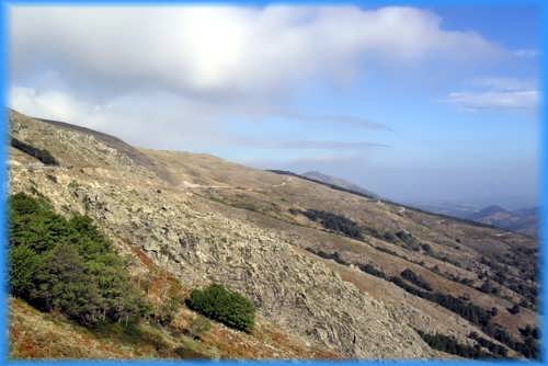 Auffahrt zum Monte Spada